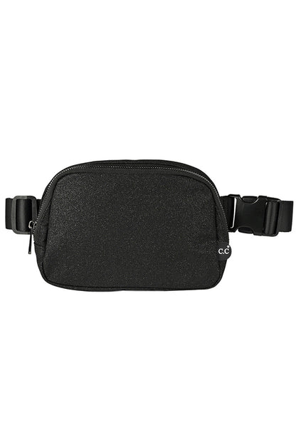 C.C Glitter Tiny Mesh Fanny Pack