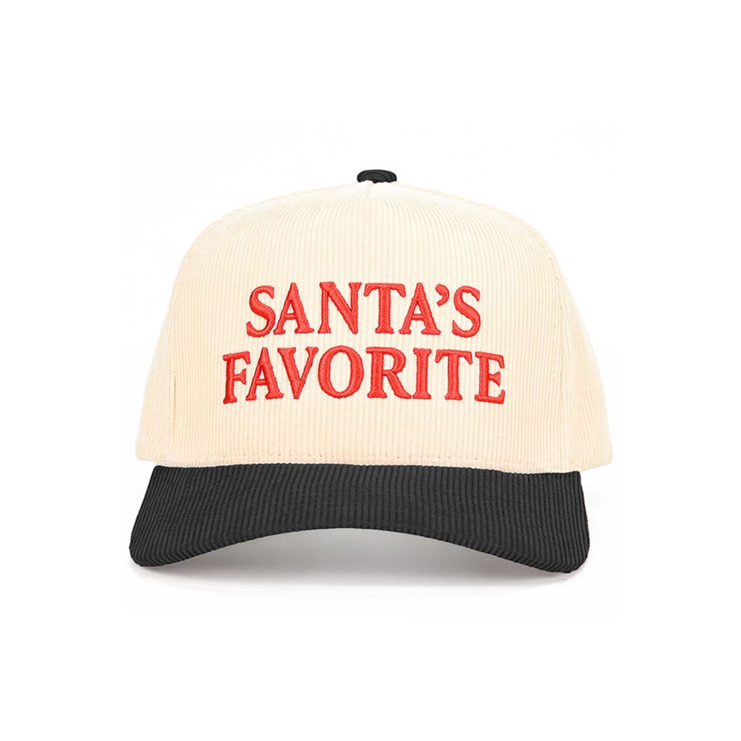 C.C SANTAS FAVORITE Letter Embroidered Trucker Cap