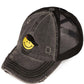 C.C SMILE CRISS-CROSS PONY CAP