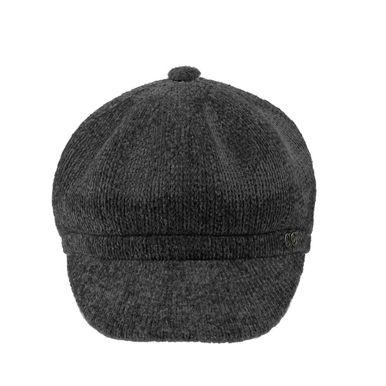 C.C Solid Knitted Newsboy Cap Winter Hat