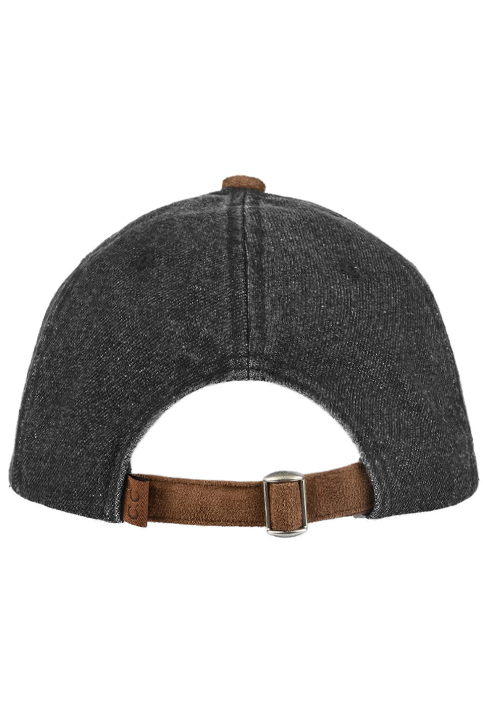 C.C Two Tone Cotton Twill Denim Baseball Cap