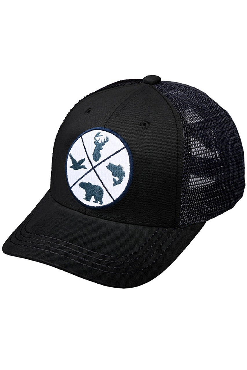 C.C Wild Animal Symbol Embroidery Patch Ball Cap