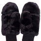C.C Women's Faux Fur Pop Top Mittens Gloves Shepherd Lining