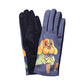 Cartoon Puppy Printed Smart Touch Gloves