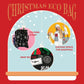 Christmas Poinsettia Printed Foldable Eco Bag