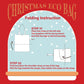 Christmas Poinsettia Printed Foldable Eco Bag