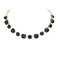 Women's Cushion Square Stone Link Evening Necklace