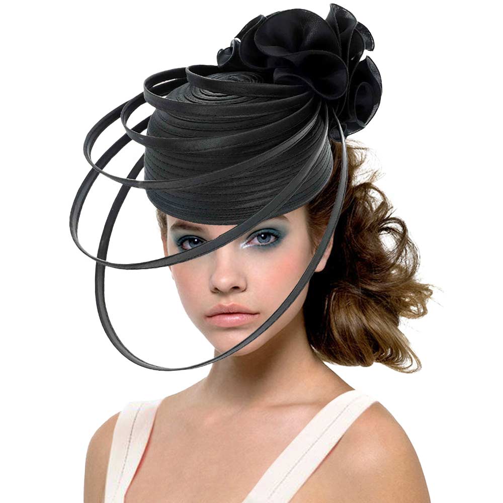 Women's Fabric Pointed Elastic String Dressy Hat