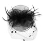 Feather Mesh Flower Fascinator Headband