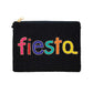 Fiesta Seed Beaded Message Clutch Crossbody Bag