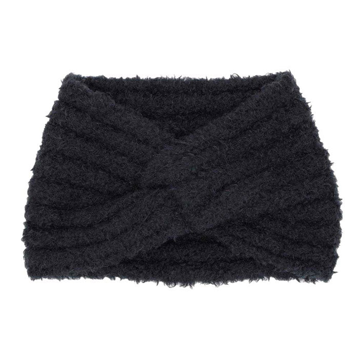 Fuzzy Twisted Headband Earwarmer Earmuff