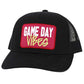 Game Day Vibes Message Mesh Back Baseball Cap