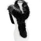 Long Faux Furry Layover Scarf