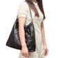 Padded Adjustable Metal Strap Shoulder Bag
