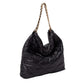 Padded Adjustable Metal Strap Shoulder Bag