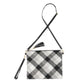 Bolso cruzado de mano con estampado de cuadros escoceses