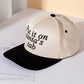Put It On Santas Tap Message Embroidered Five Panel Canvas Snapback Baseball Cap