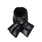 Reversible Puffer Sherpa Pull Through Scarf
