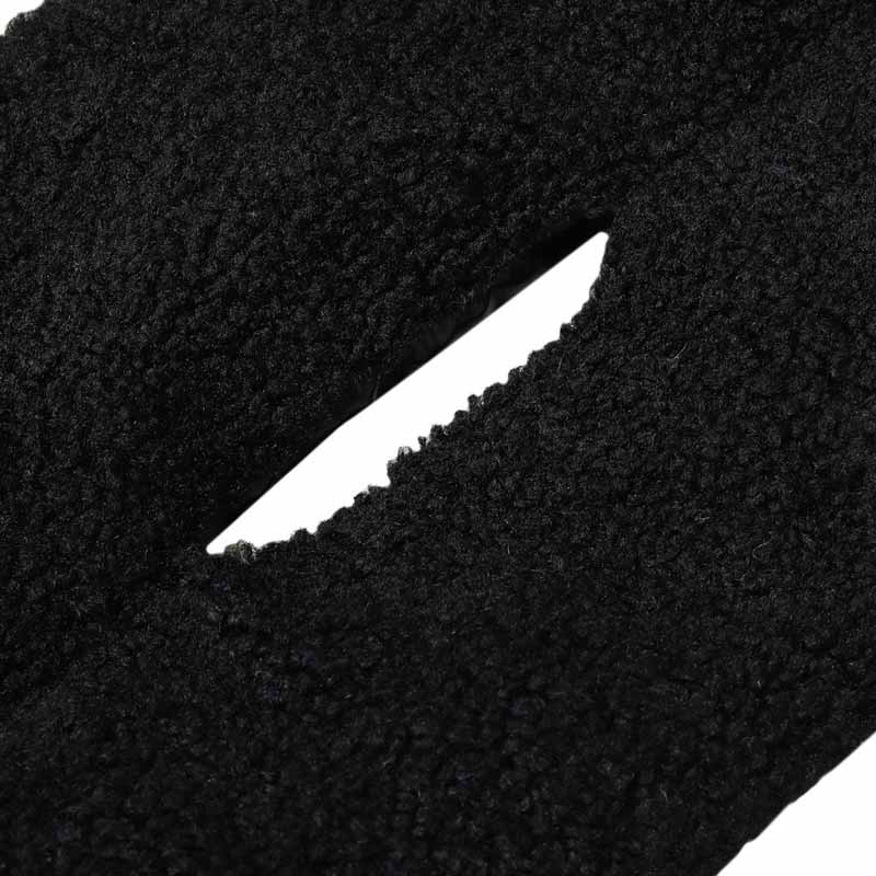 Reversible Puffer Sherpa Pull Through Scarf