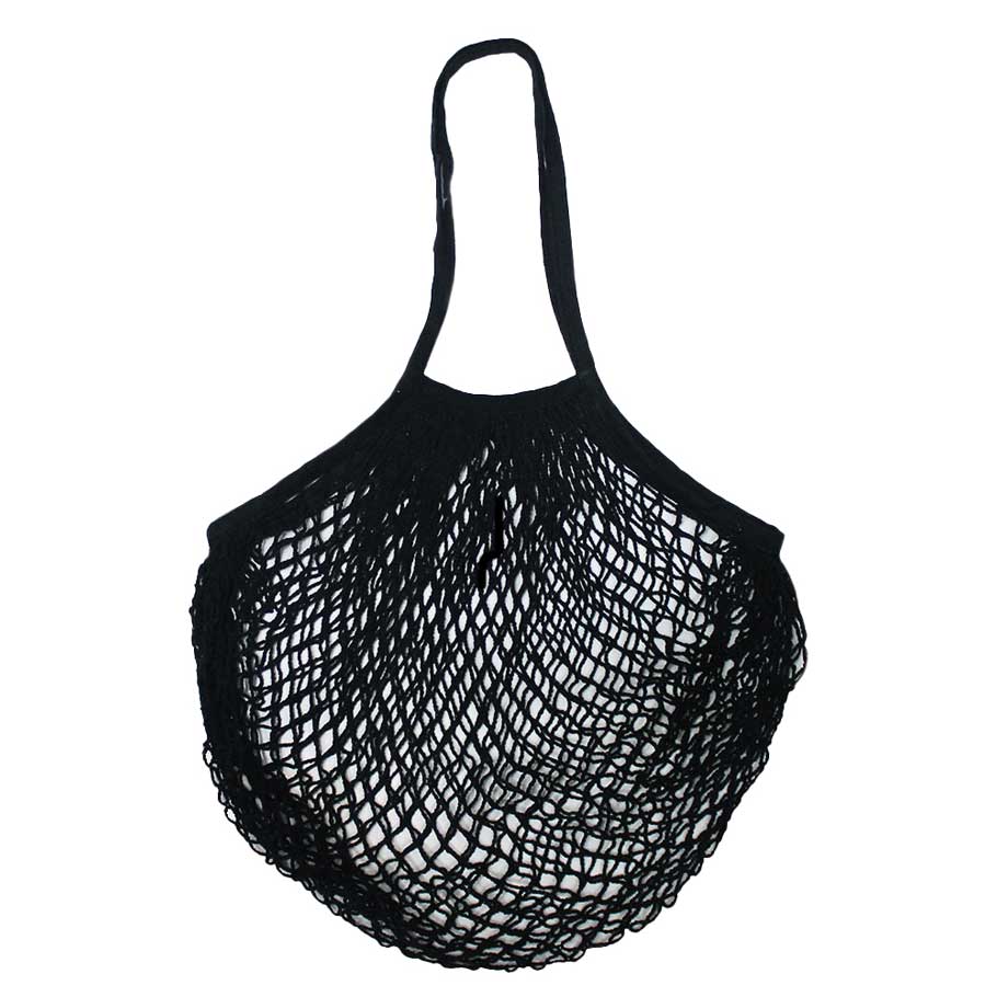 Solid Mesh Net Tote Bag