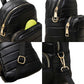 Solid Puffer Mini Backpack Bag