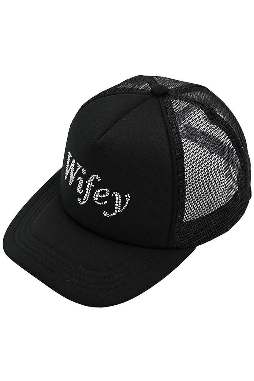 C.C WIFEY Rhinestones Trucker Cap