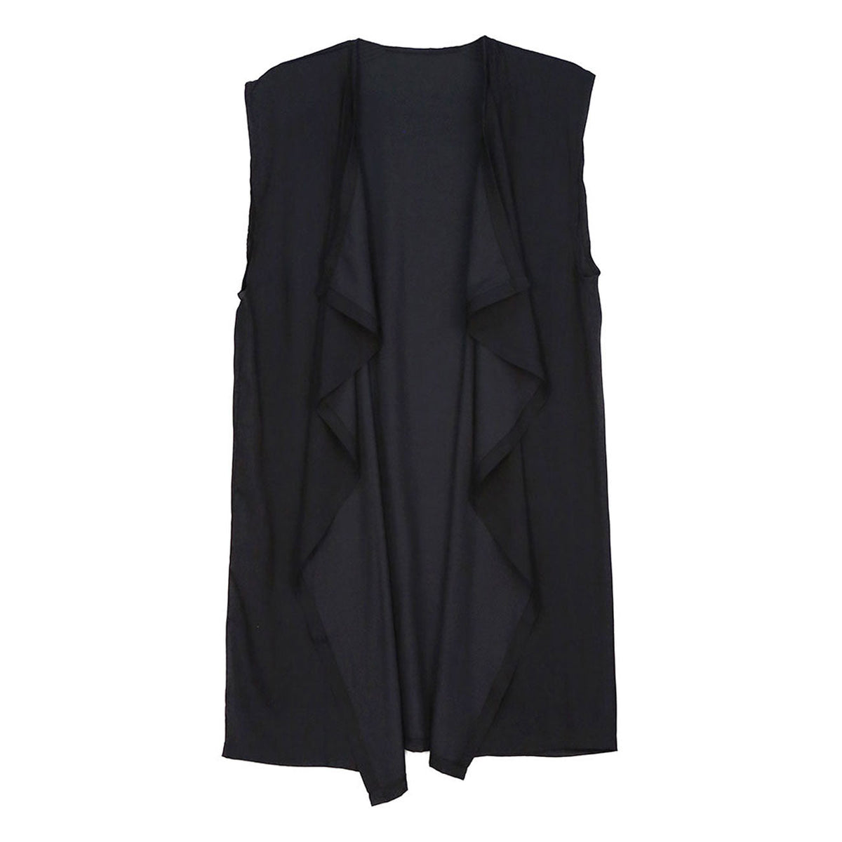 Waterfall Lapel Satin Vest