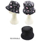 Stylish Message Lipstick Patterned Reversible Bucket Hat
