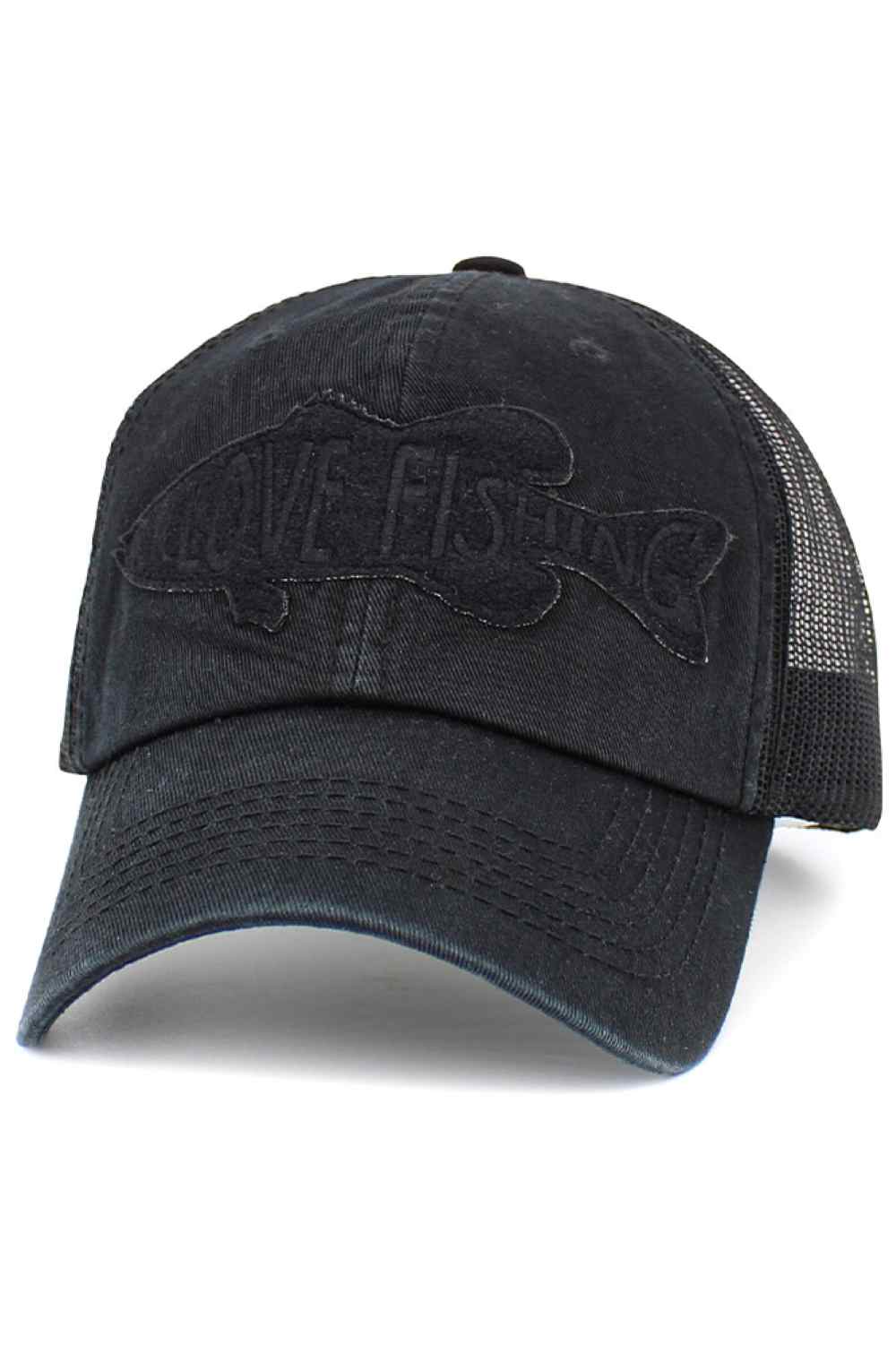 I LOVE FISHING Mesh Back Baseball Cap