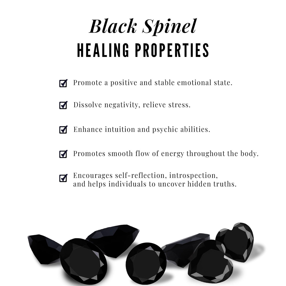 Dainty Floral Earrings with Round Cut Black Spinel
