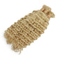Blonde Deep Wave Bulk 100% Human Braiding Hair