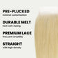 Blonde Straight 4x4 Transparent Lace Human Hair Closure
