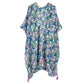 Flower Patterned Cover Up Kimono Poncho