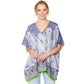 Leaf Print Cover Up Poncho