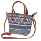 Tribal Patterned Tote Crossbody Bag