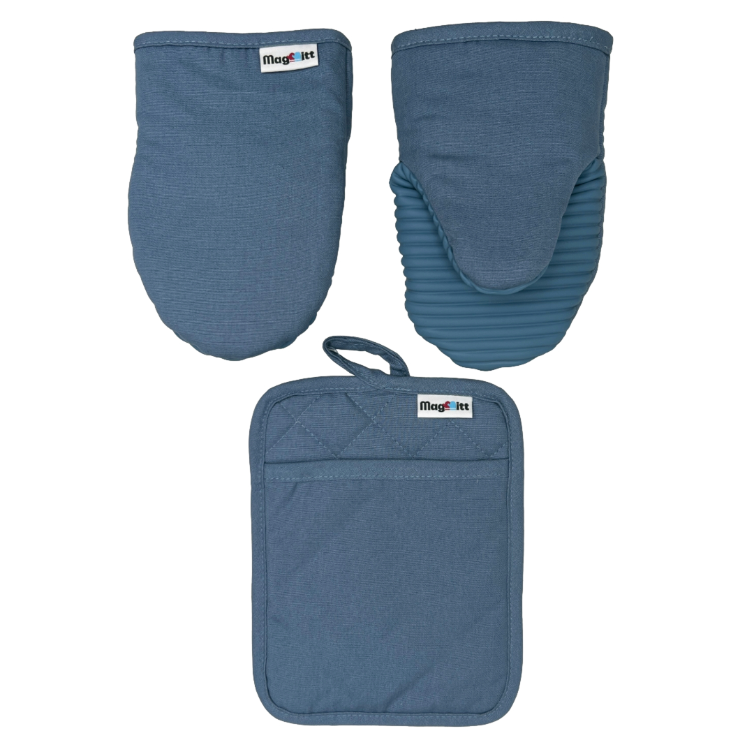 The MagMitt 3 Piece Set (Blue Steel)