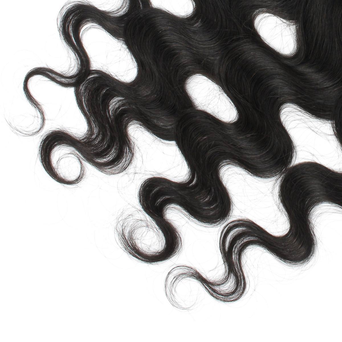 Frontal de encaje HD 13x6 de cabello humano con ondas corporales