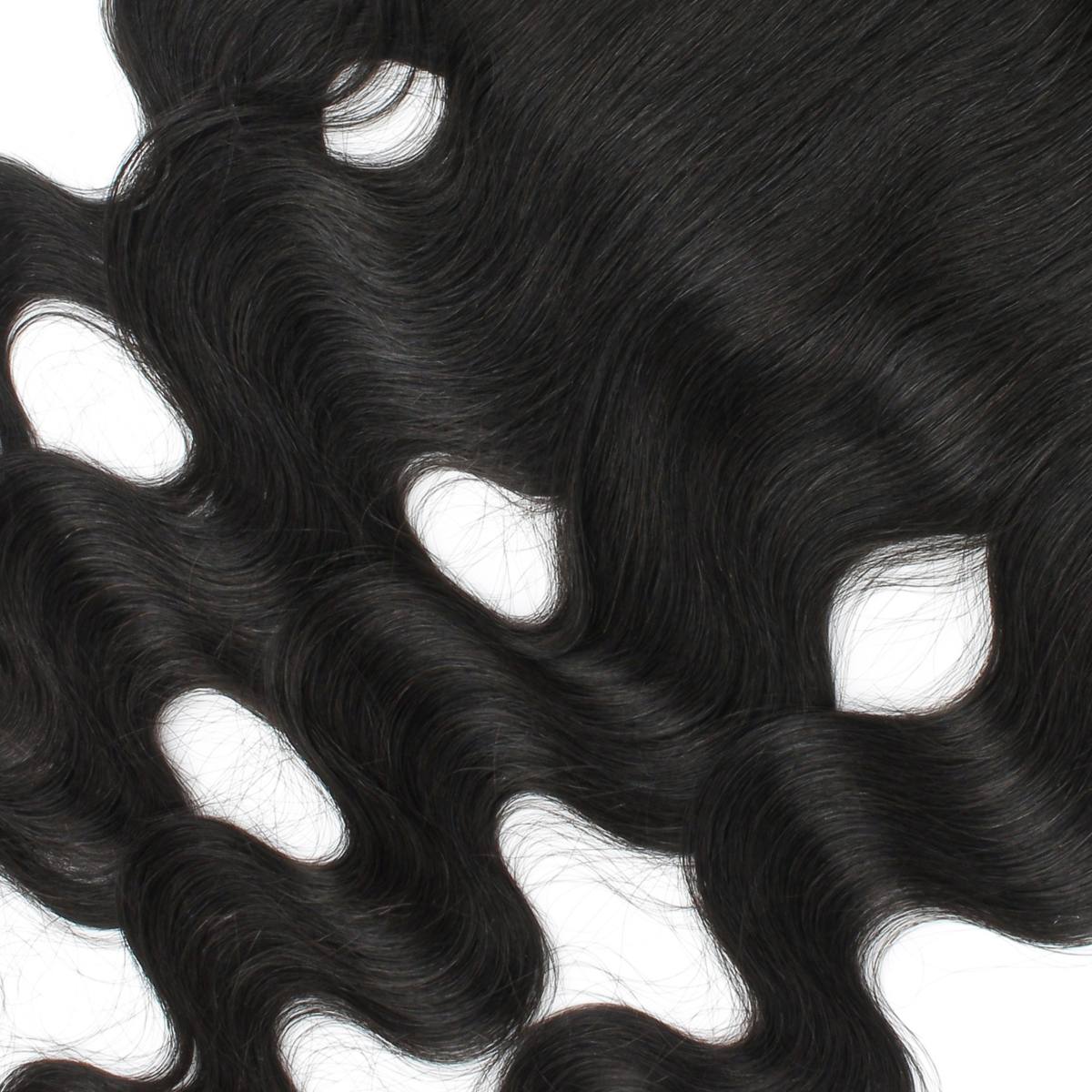 Frontal de encaje HD 13x6 de cabello humano con ondas corporales