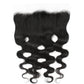 Frontal de encaje HD 13x6 de cabello humano con ondas corporales