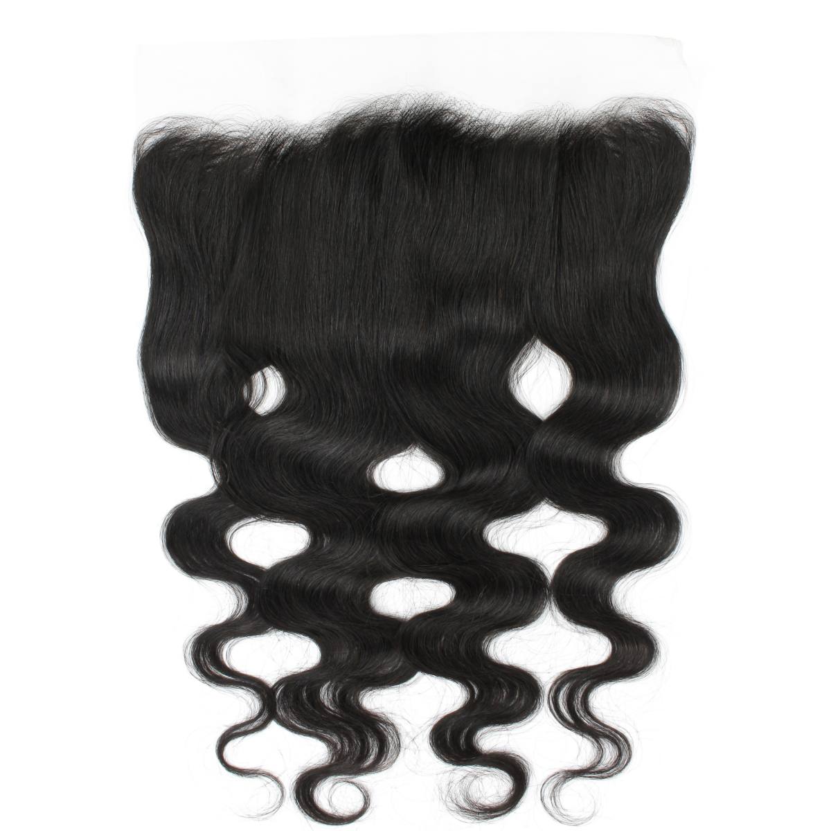 Frontal de encaje HD 13x6 de cabello humano con ondas corporales