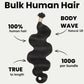 Ondas Corporales Cabello para Trenzar 100% Humano a Granel