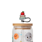 Books Stack Straw Topper