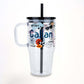 Boy's Affirmations 20oz Kids Tumbler with Handle, Lid & Straw
