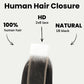 Brazilian Body Wave 2x6 HD Lace Human Hair Closure