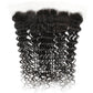 Frontal de cabello humano Deep Wave 13x4 HD Lace