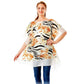 Zebra and Snake Skin Print Cover Up Poncho