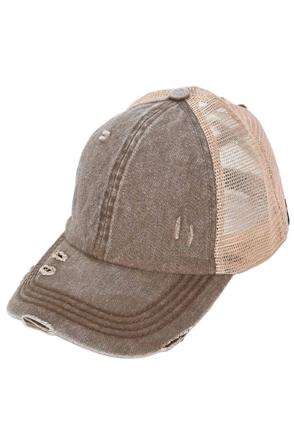 C.C Women's Baseball Ponytail Cap