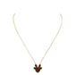 Druzy Reindeer Pendant Necklace