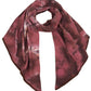 C.C Tie Dye Bias Cut Scarf With Rubber Patch