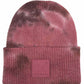 C.C Women's Tie Dye Beanie Hats With Rubber Patch
